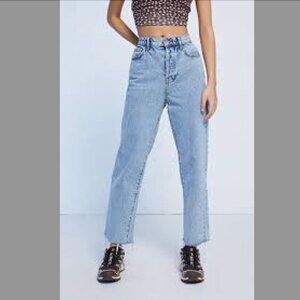 PacSun Light Blue Acid Wash High Rise Straight Leg Jeans Size 27